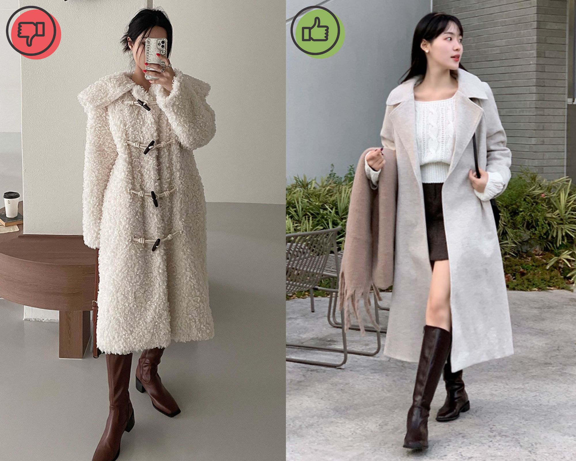 Trang phục mùa đông sẽ 'dìm dáng' người mặc - Ảnh 2. Trang phục mùa đông sẽ 'dìm dáng' người mặc - Ảnh 2.